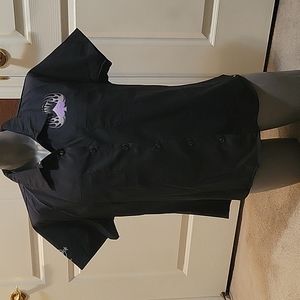 Dickies Hard Rock Las Vegas The Joint Black S/S Button Down Shirt Size XL